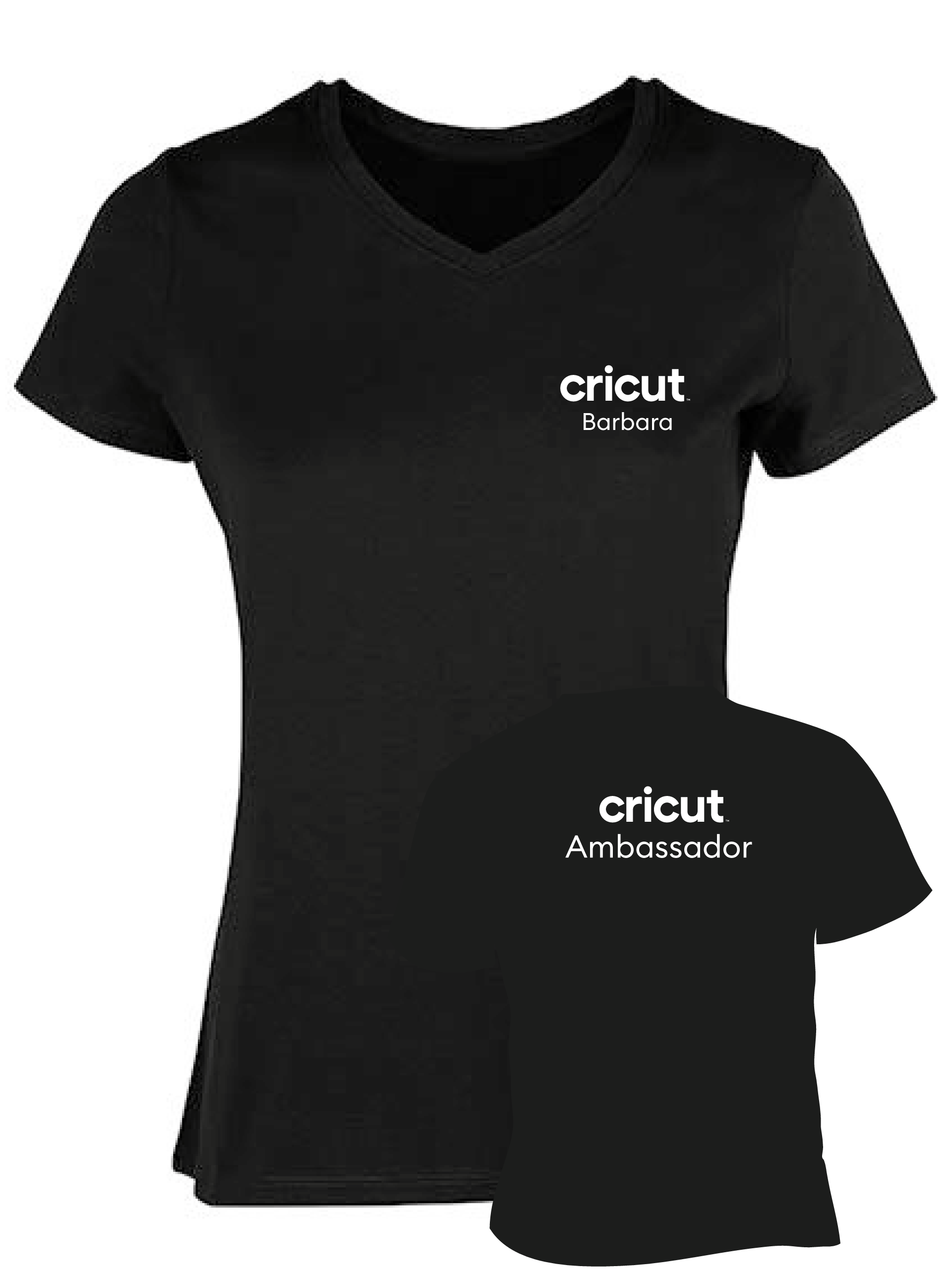 Cricut Ambassador Damen T-Shirt mit V-Ausschnitt aus gekämmter Bio-Baumwolle