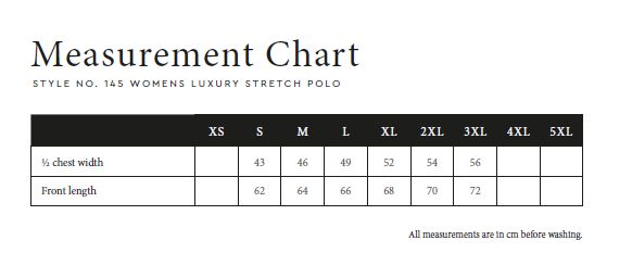 Damen Luxury Stretch Polo