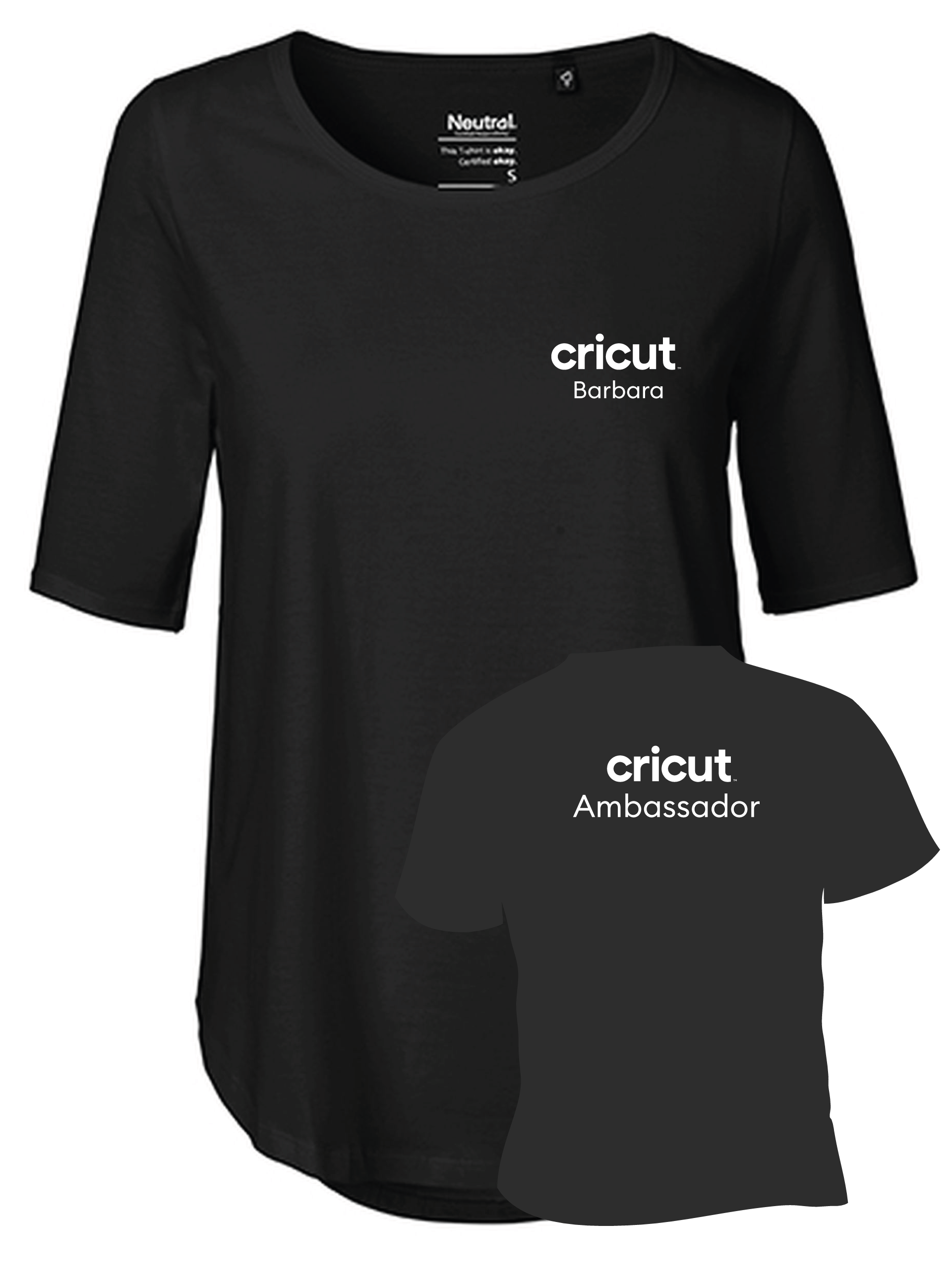 Cricut Ambassador Ladies Half Sleeve T-Shirt aus 100% Bio-Baumwolle